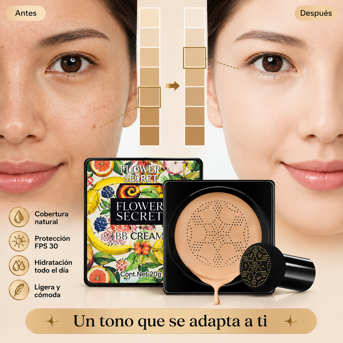 BB Cream - Unifica e hidrata tu piel