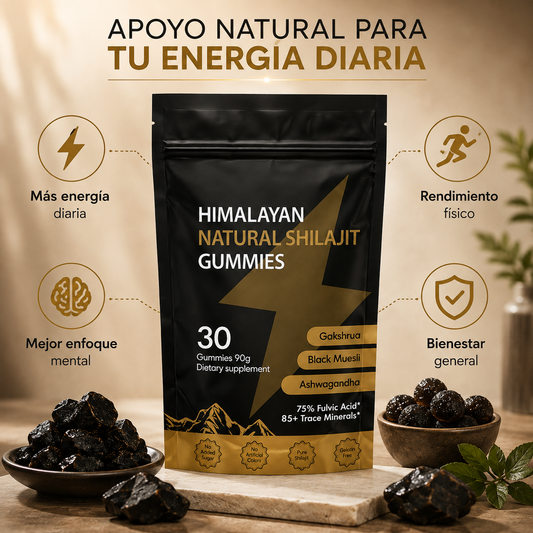 Shilajit Gomitas - Apoyo diario para más energía