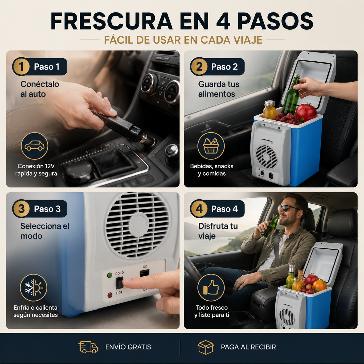 Refrigerador Portátil - Frío dondequiera que vayas