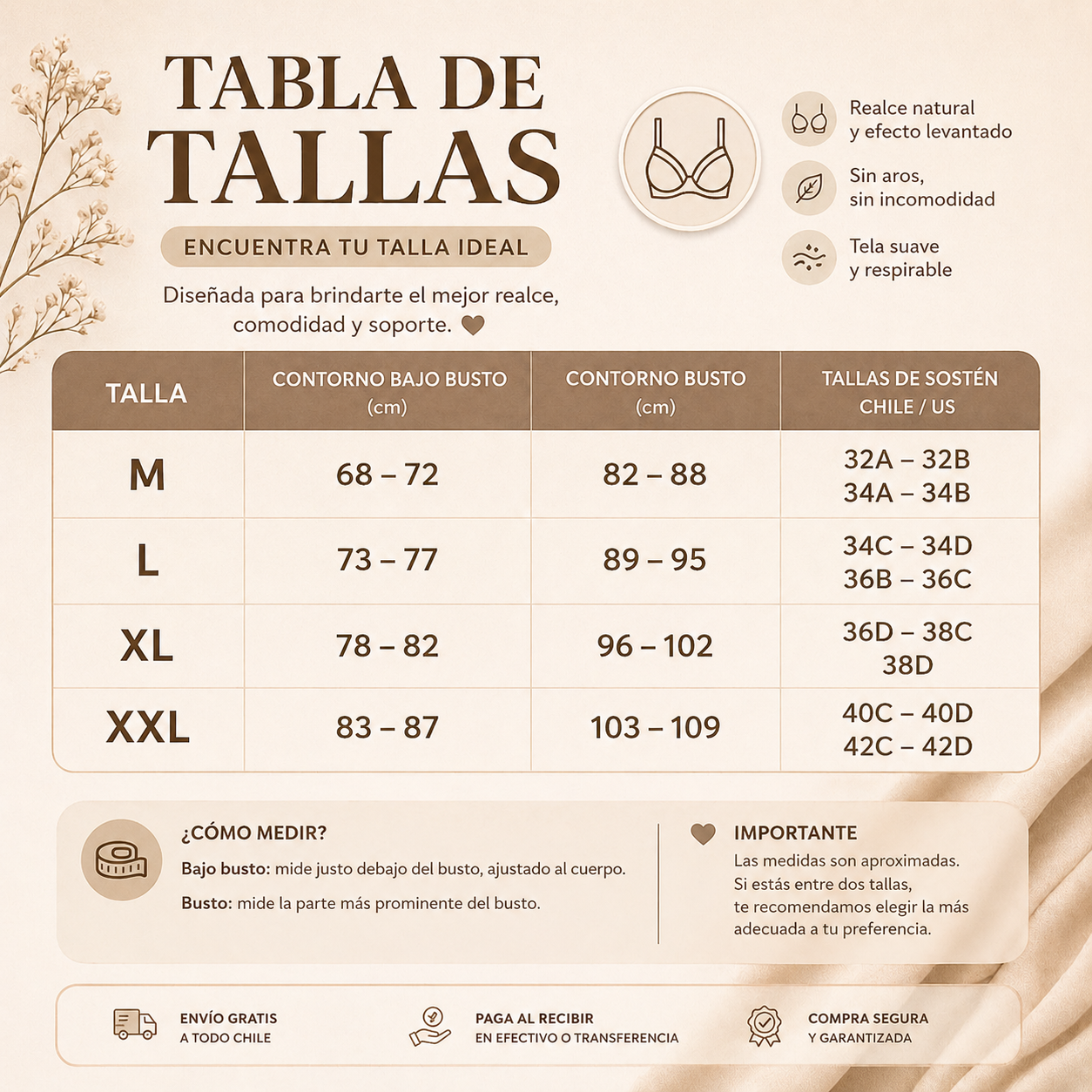 Sujetador MAU™ 2x1 - Realce natural sin incomodidad