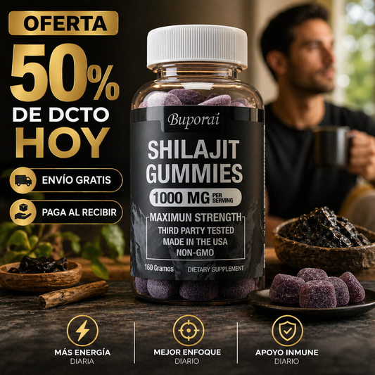 Shilajit Gomitas - Apoyo diario para más energía