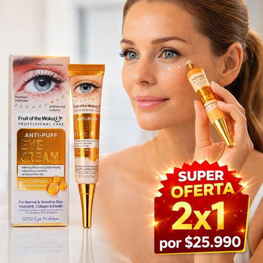 Wokali con Q10™ 2x1 – Reduce bolsas y rejuvenece tu mirada
