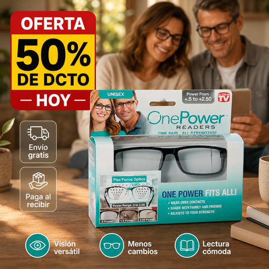 Lentes One Power - Visión clara a distintas distancias