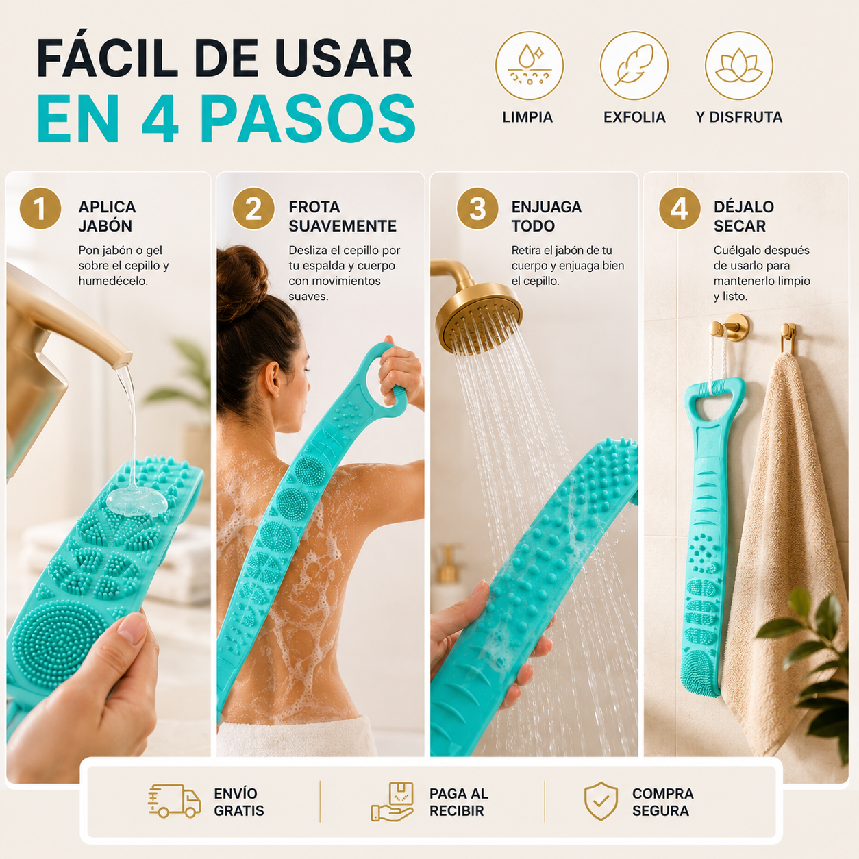 DermaFlex™ - Limpieza y Masajea Sin Esfuerzo