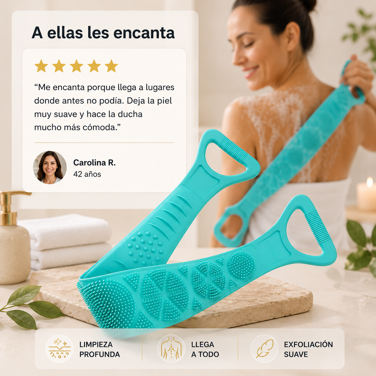 DermaFlex™ - Limpieza y Masajea Sin Esfuerzo