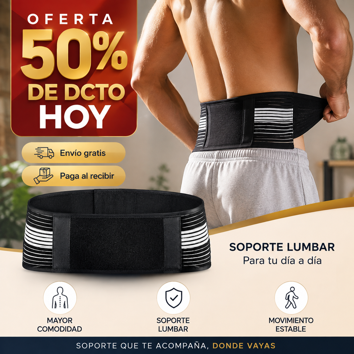 LumbarFit - Soporte lumbar diario