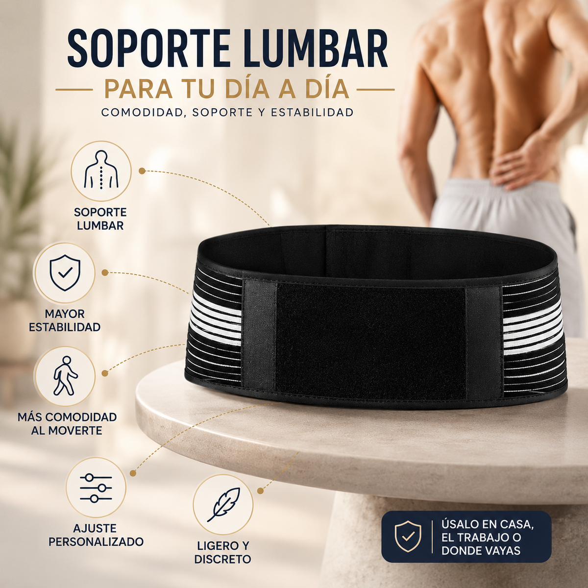LumbarFit - Soporte lumbar diario