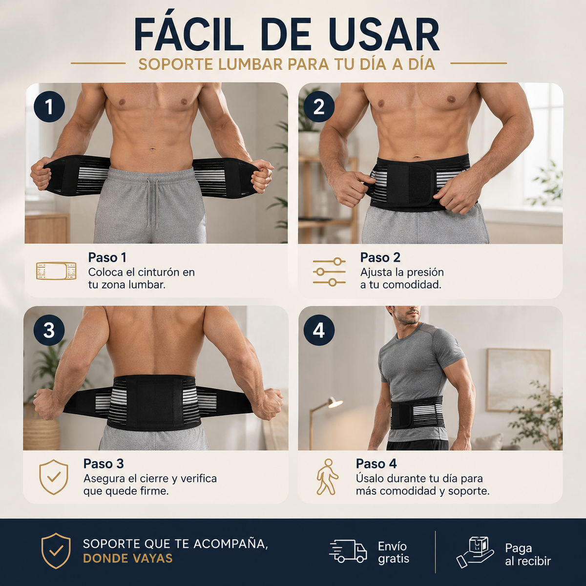 LumbarFit - Soporte lumbar diario