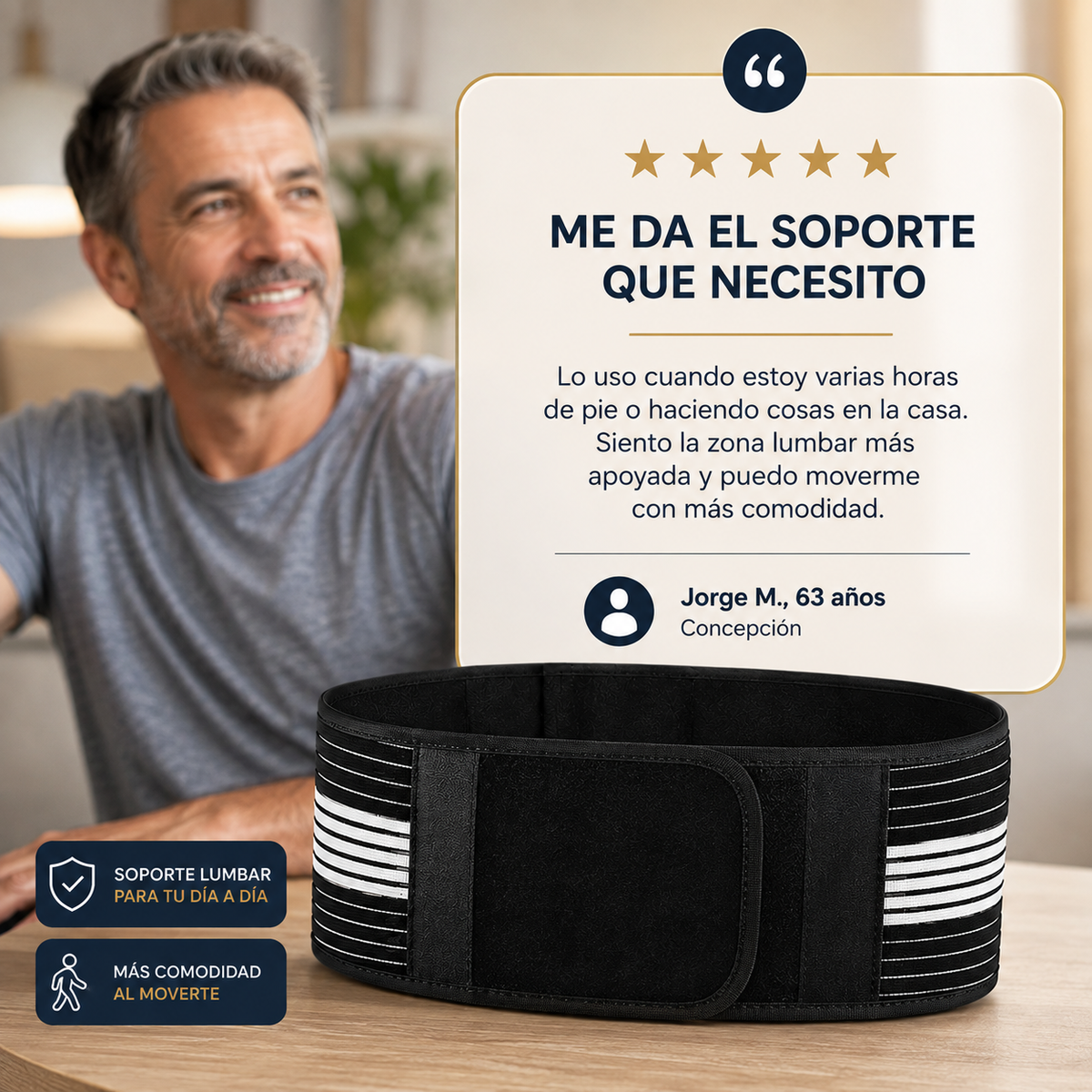 LumbarFit - Soporte lumbar diario