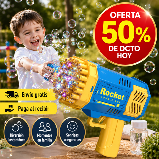 FunBazooka™ – Cientos de burbujas en segundos