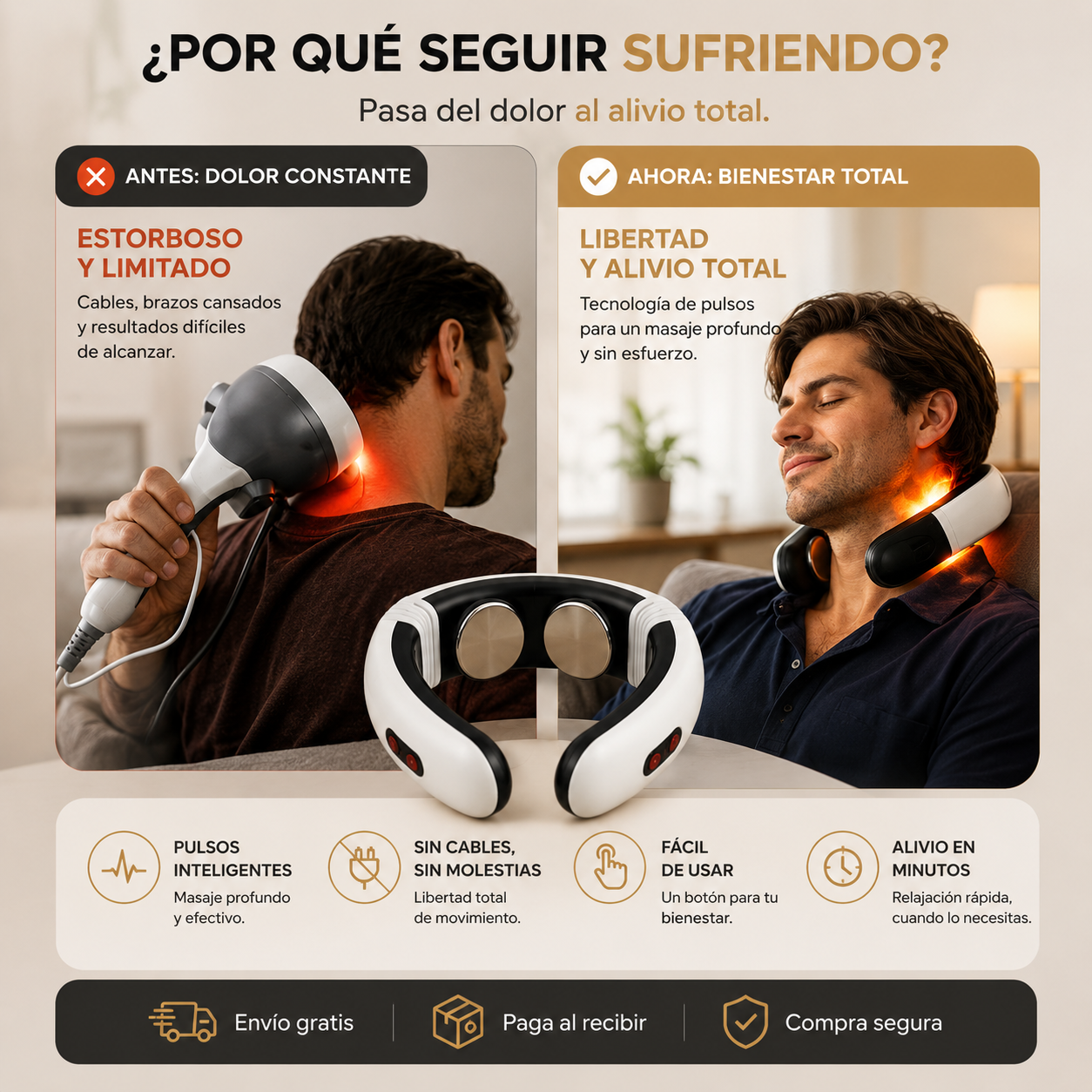 NeuroRelax Pro - Alivia la tensión del cuello