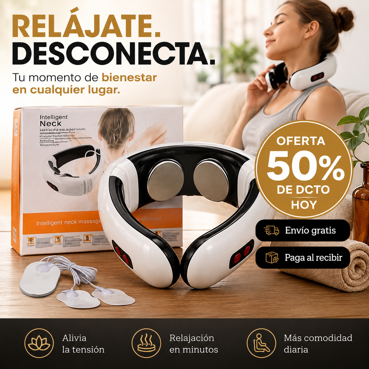 NeuroRelax Pro - Alivia la tensión del cuello