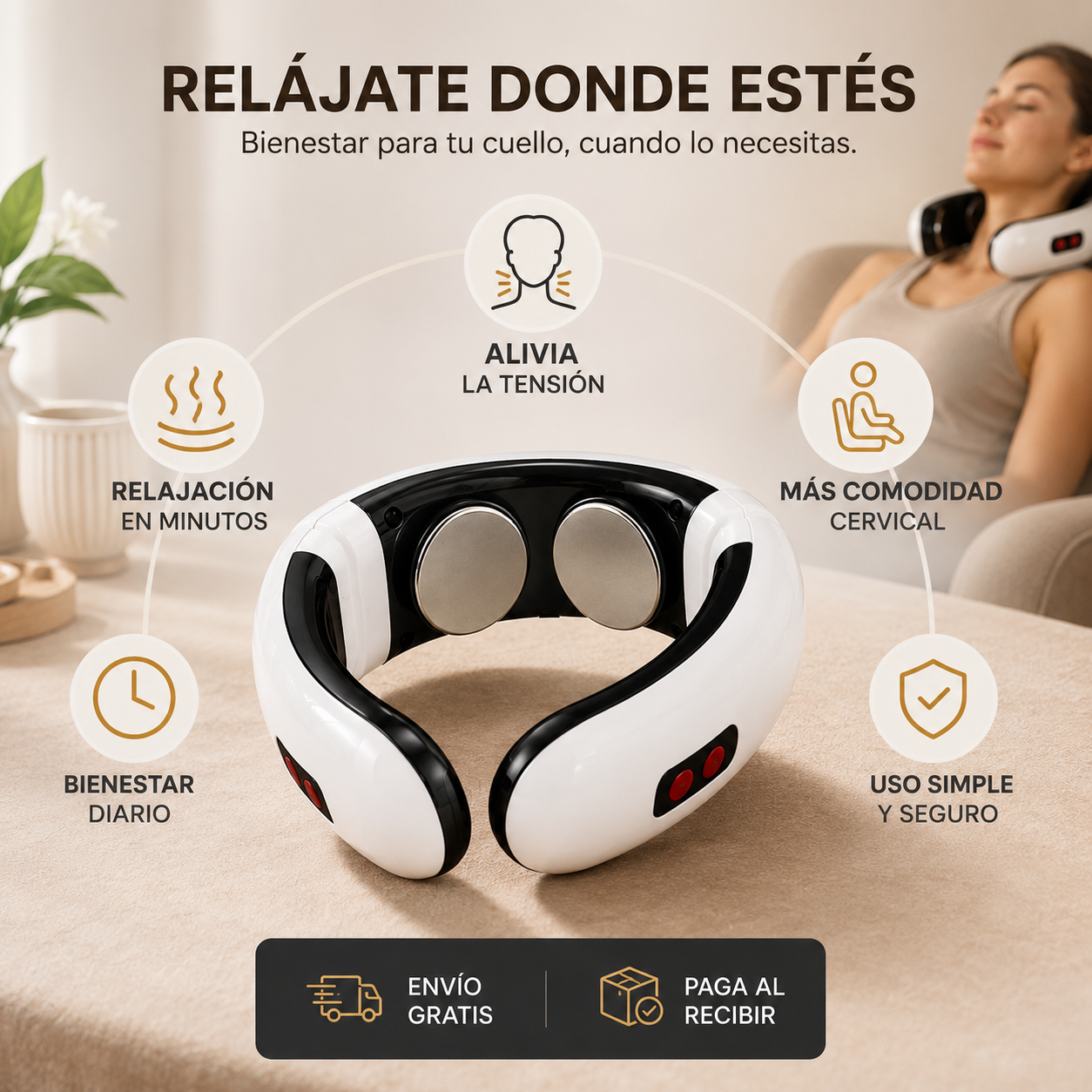 NeuroRelax Pro - Alivia la tensión del cuello