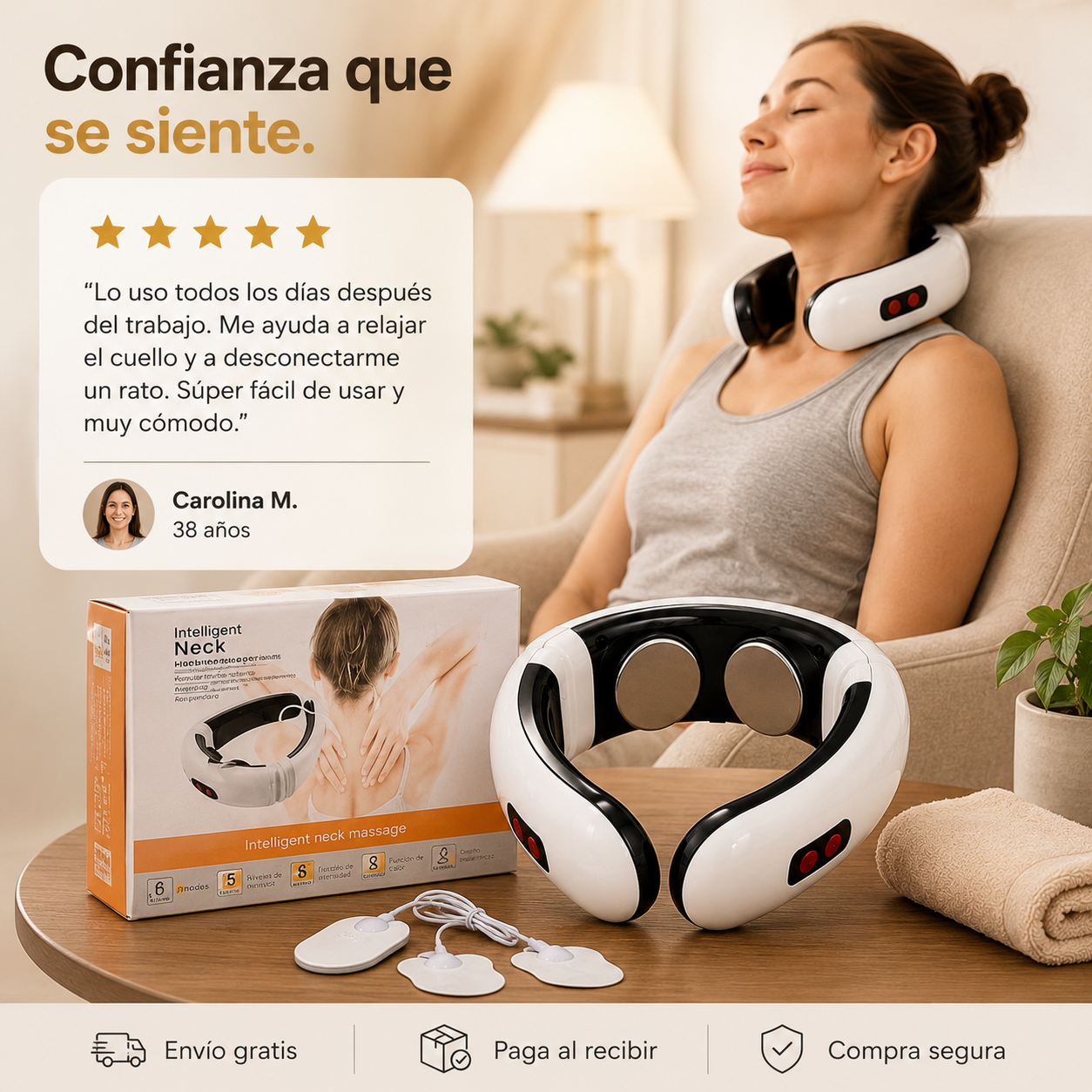 NeuroRelax Pro - Alivia la tensión del cuello