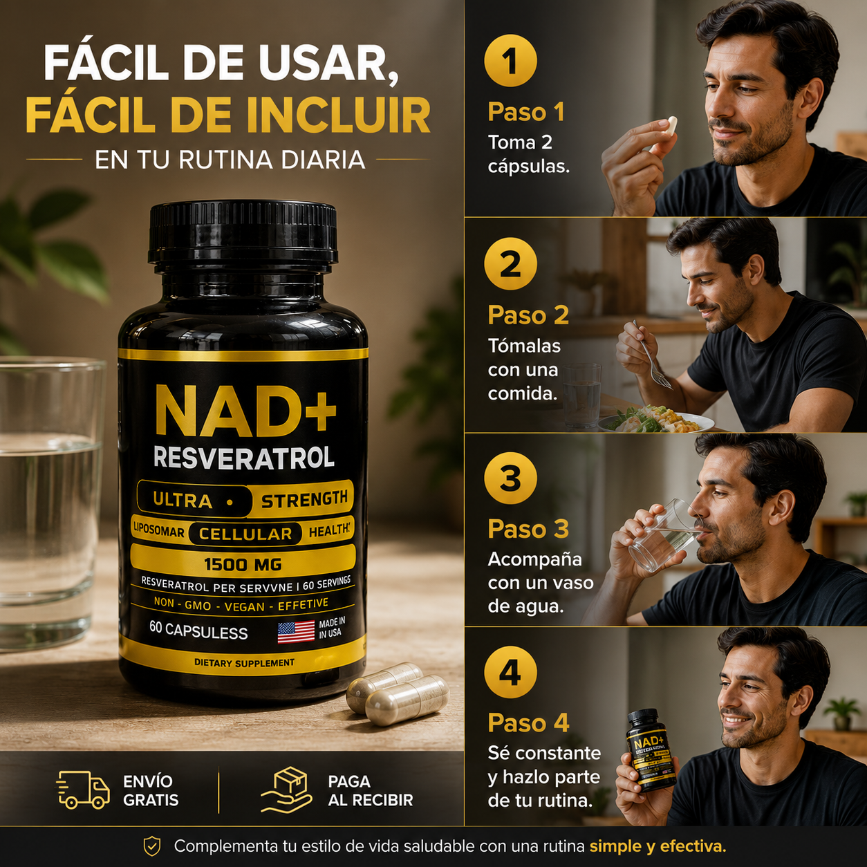 NAD+ Apoya tu envejecimiento saludable