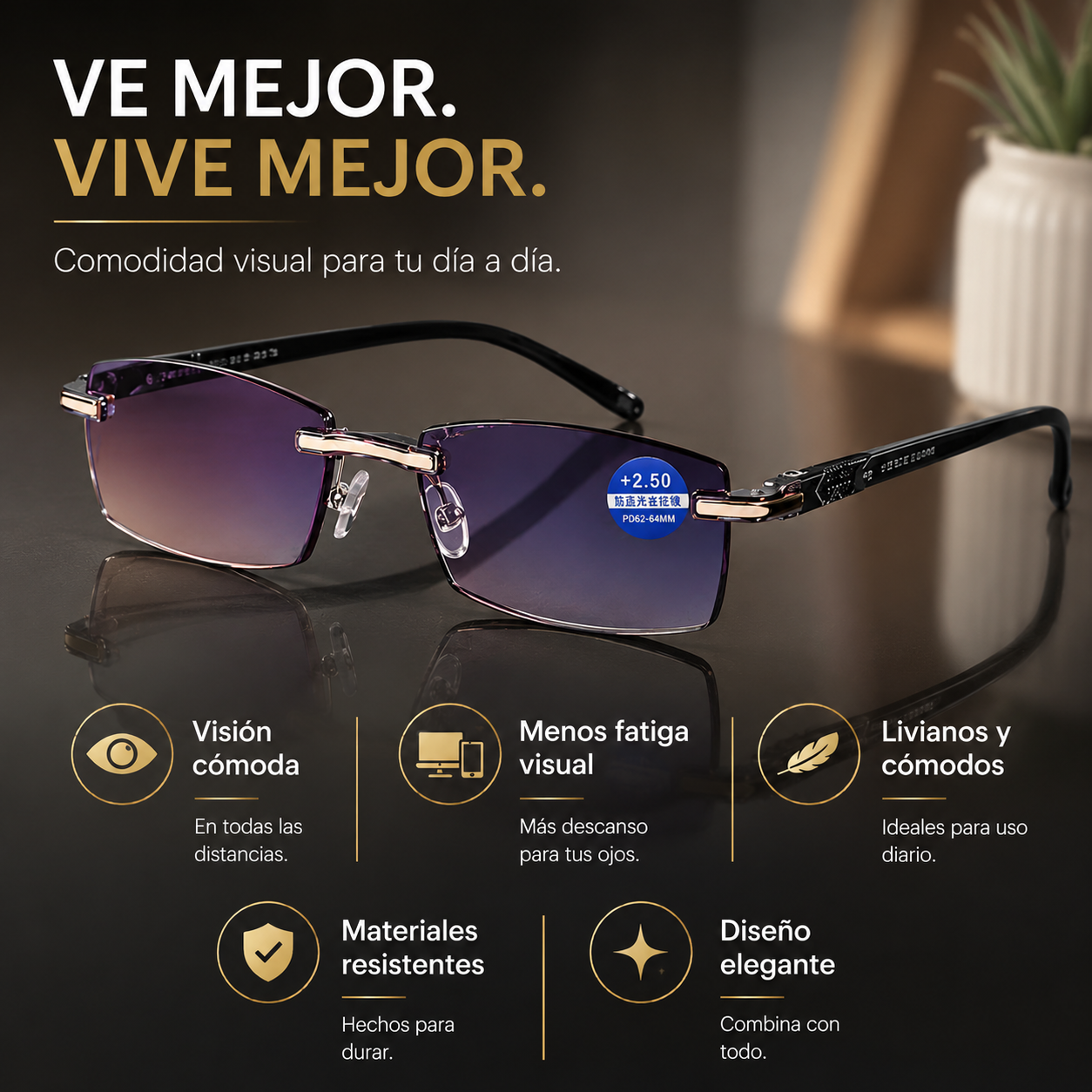 Lentes Smart RT90 - Enfoque claro en cada distancia (modelo único)