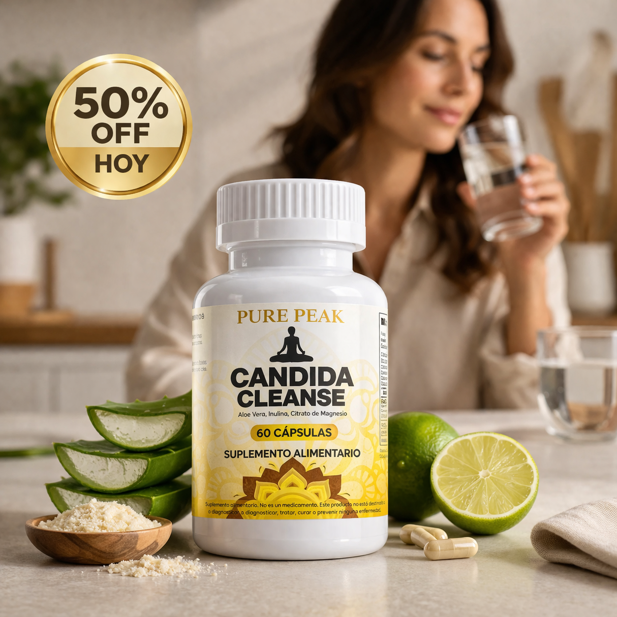 Candida Cleanse - Apoya tu bienestar digestivo