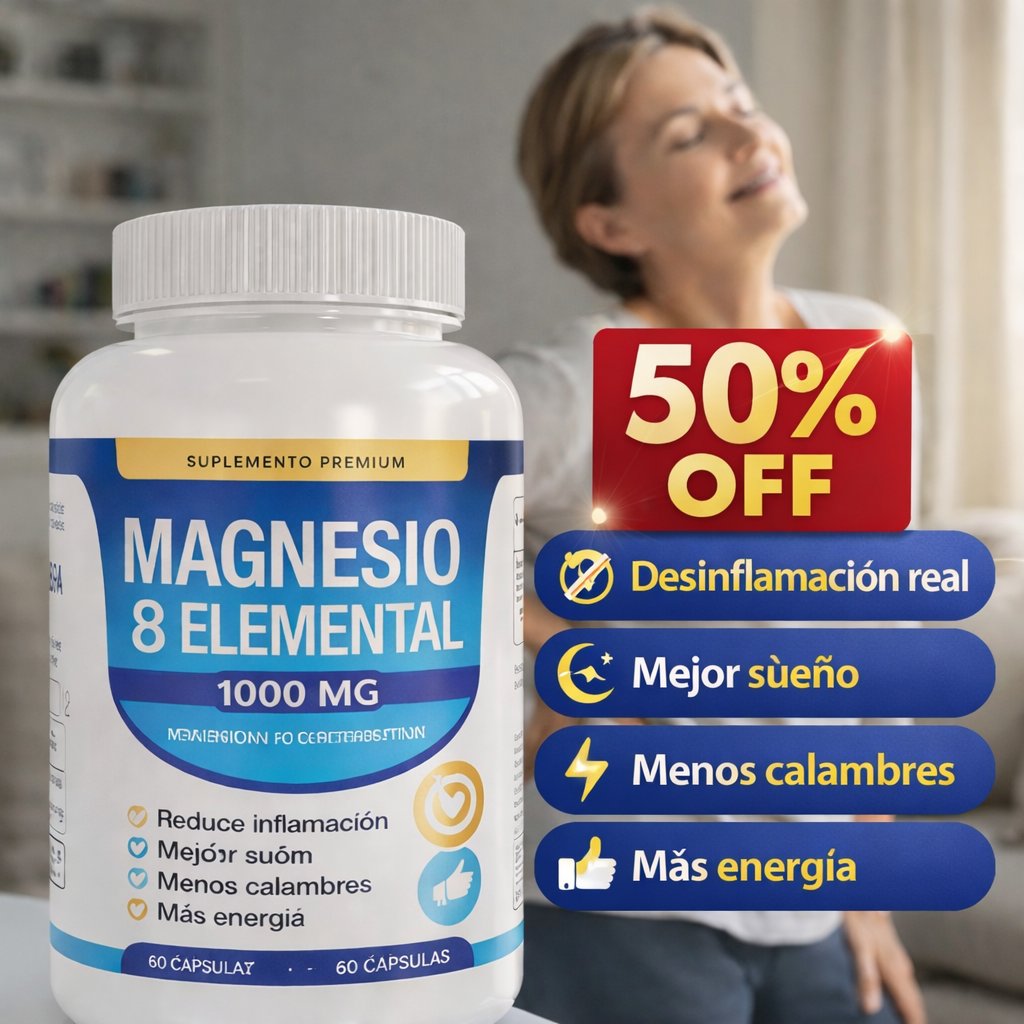 Magnesio Complex - Bienestar diario, desinflamación, menos calambres y mejor sueño
