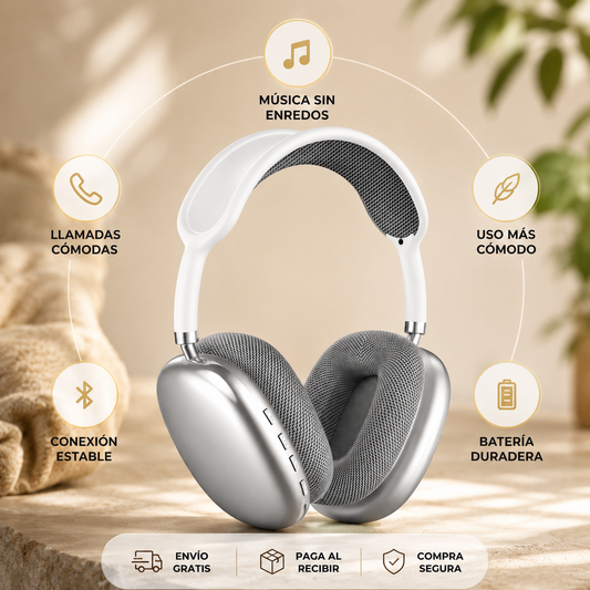 Auriculares P9 Pro Max - Sonido cómodo para cada día
