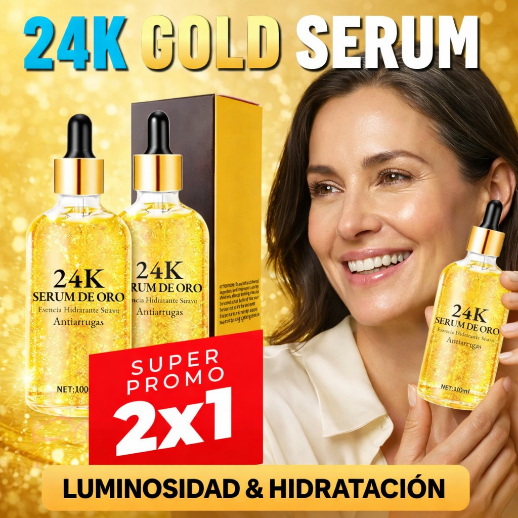 SERUM 24K GOLD 100ML 2X1 ¡COMIENZA BELLA EL 2026!