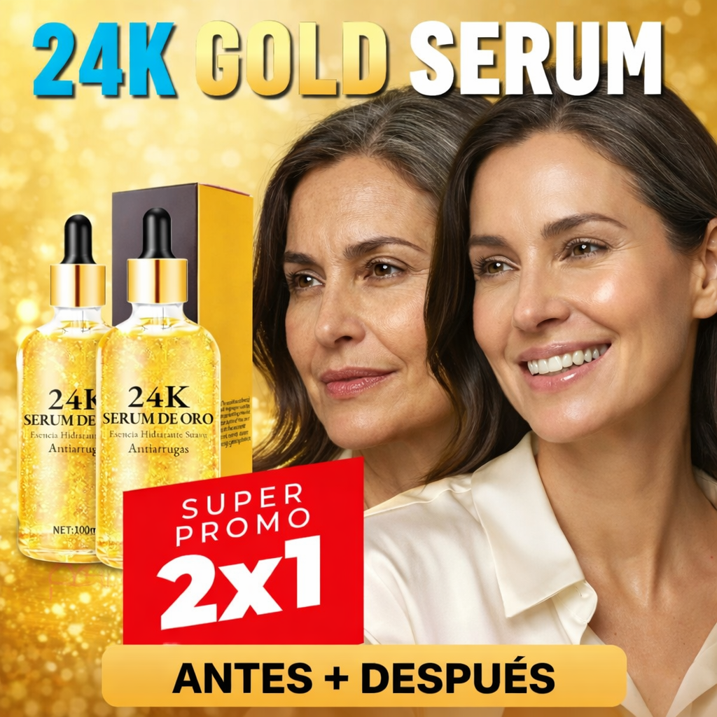 SERUM 24K GOLD 100ML 2X1 ¡COMIENZA BELLA EL 2026!