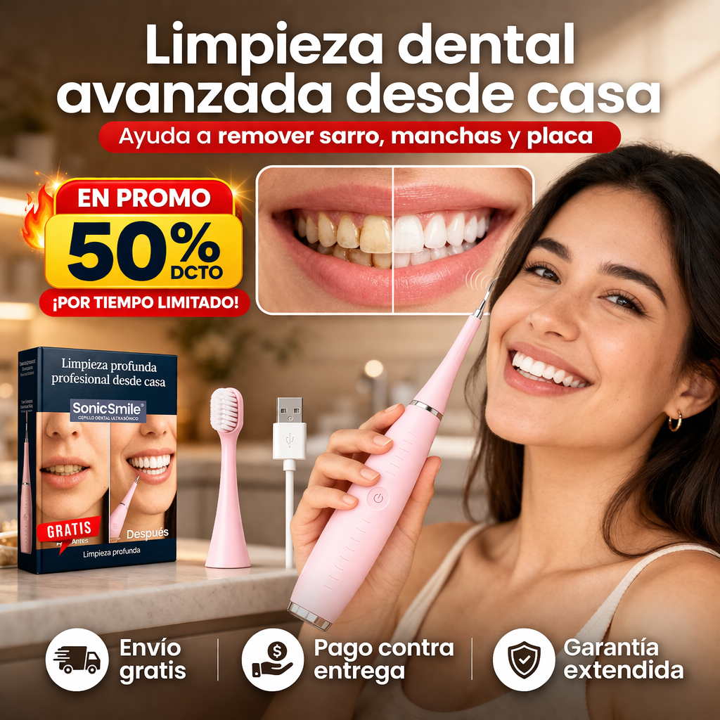 SoniClean Pro - Remueve sarro y manchas
