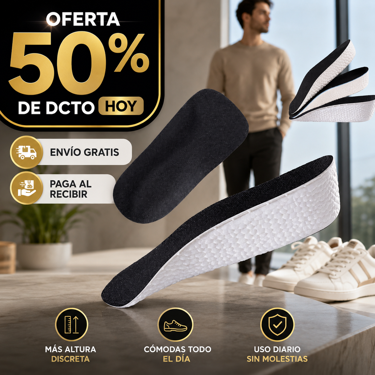 ElevaStep® - Gana Altura con Comodidad