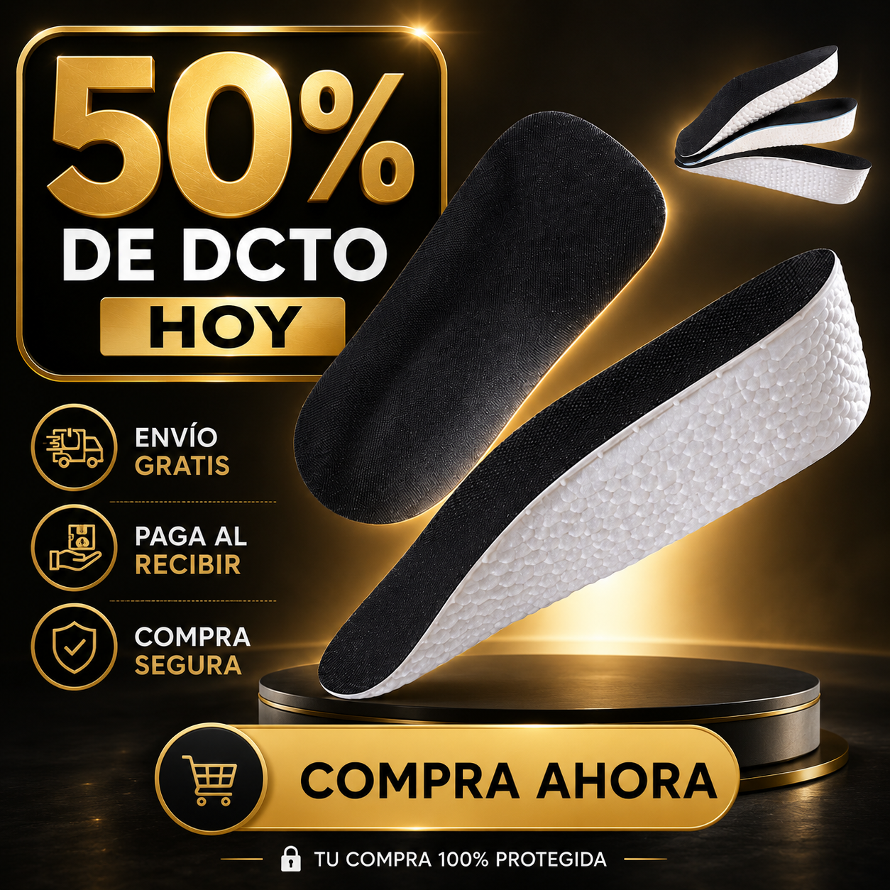 ElevaStep® - Gana Altura con Comodidad