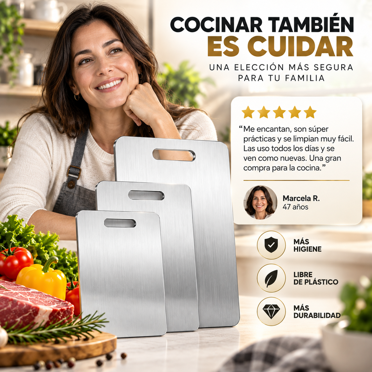 InoxChef - Más higiene al preparar alimentos