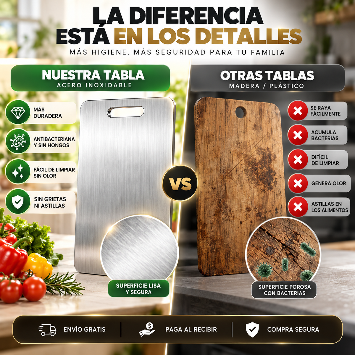 InoxChef - Más higiene al preparar alimentos