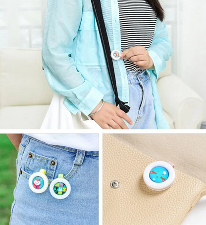 BOTÓN REPELENTE DE MOSQUITOS PARA BEBE ¡Envío gratis!