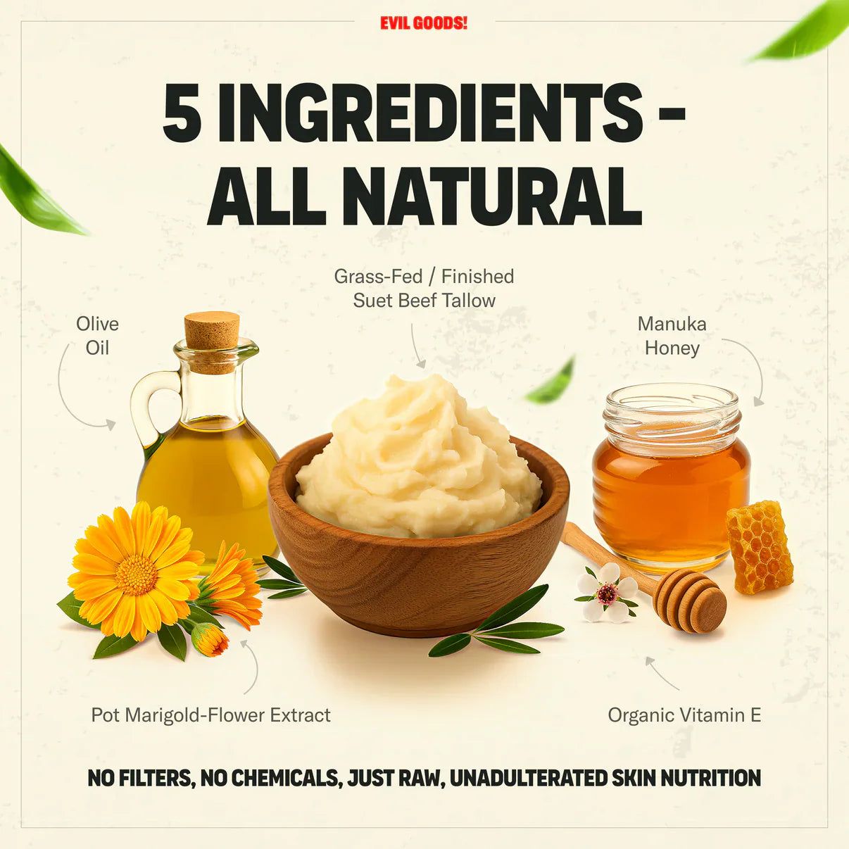 Evil Goods - Nutrición profunda con ingredientes ancestrales