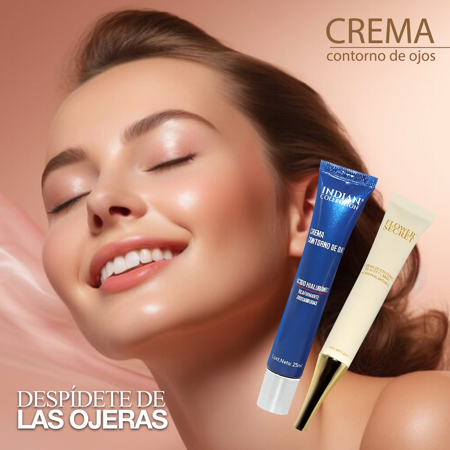 PACK DE 2 CONTORNO DE OJOS (COLÁGENO + ACIDO HIALURONICO) ¡COMIENZA BELLA EL 2026!