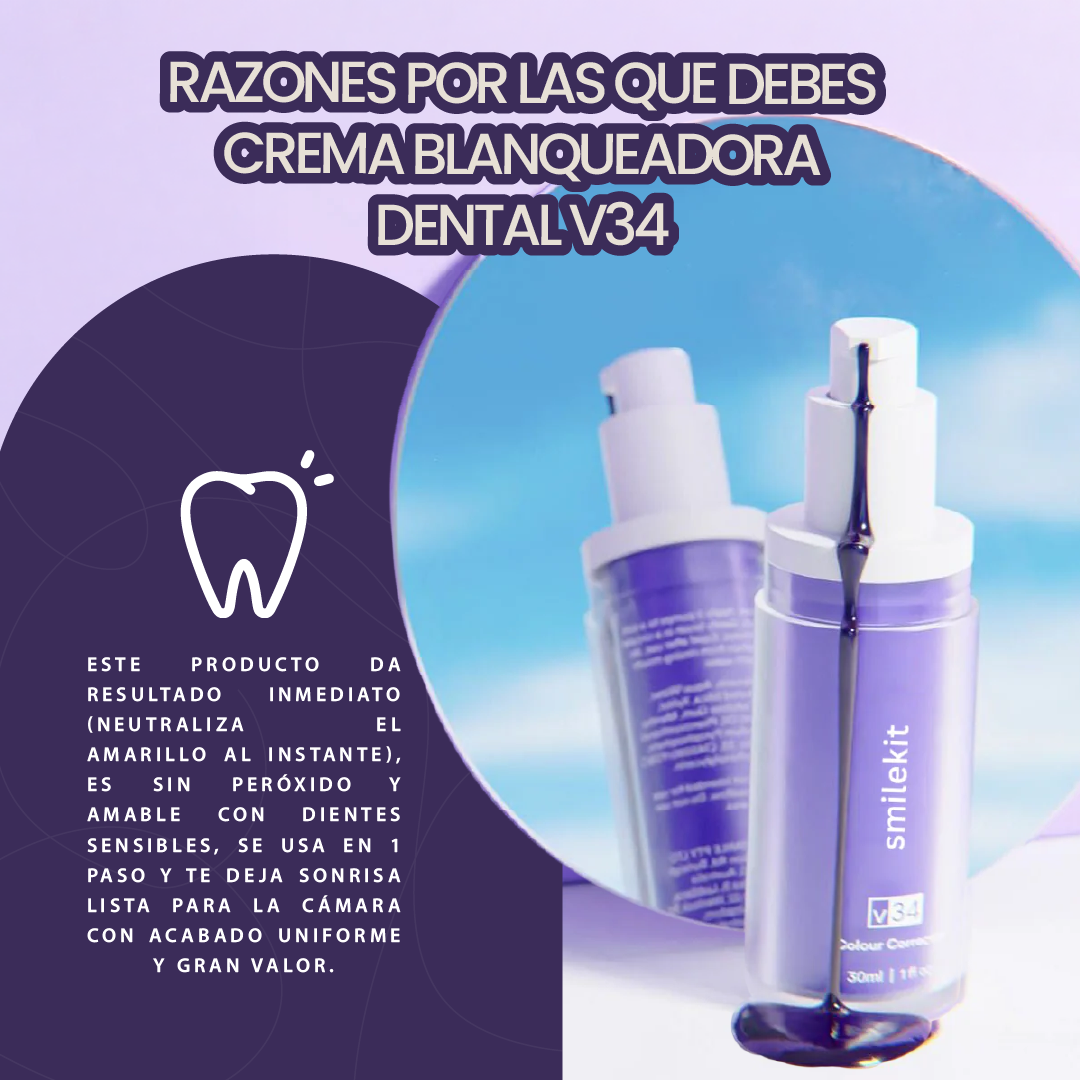Lumident V34 - Sonrisa más blanca al instante