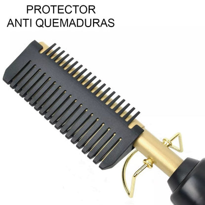 PEINE CALIENTE ALISADOR DE PELO, 2 EN 1